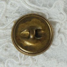 他の写真3: ピューター＆真鍮製　フラワー・ボタン