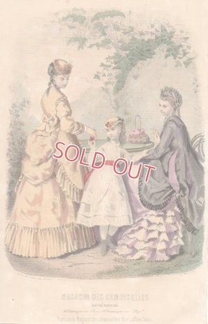 画像2: 1869年、フランス・ファッションプレート