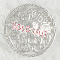 1800年代、イギリス・天使の銀製ボタン　直径3.8ｃｍ
