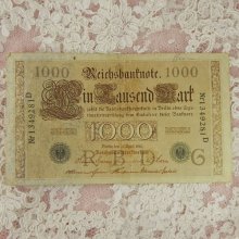 他の写真2: 1910年、ベルリンの古い紙幣