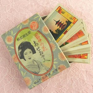 画像3: 白粉紙箱＆リトグラフカード（京都）３４枚のセット