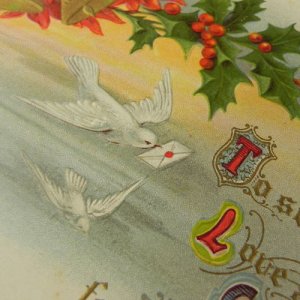 画像2: アンティークカード、クリスマス