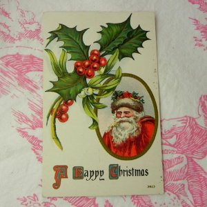 画像3: アンティークカード、クリスマス、サンタクロース