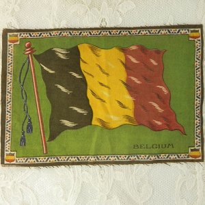 画像1: ★SALE★シガーノベルティ、フェルト地のベルギーフラッグ（旗）