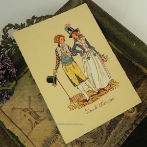 画像2: 【フランス・革命時前後のファッション】ポストカード