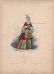 画像3: 1800年代、フランス、ファッションプレート　銅版画 　ルイ14世時代、公爵夫人像 (3)