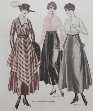 画像1: 1915年★ファッション雑誌の挿絵