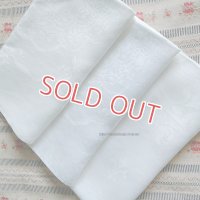 アイリッシュリネン、ダマスク織、FluerDeLys&チューリップ合計３枚セット