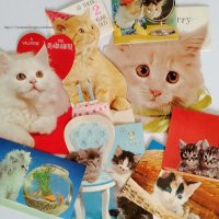USA★ヴィンテージ猫カード8枚