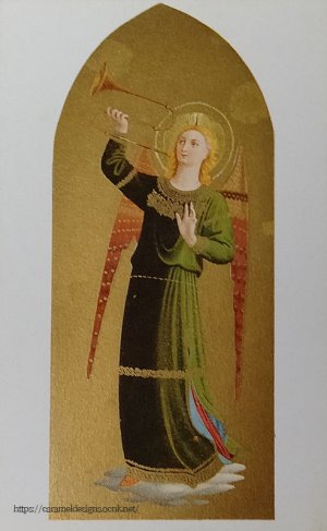 画像1: ヴィンテージカード、天使