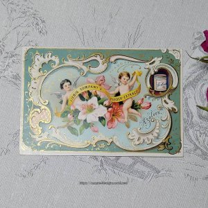 画像3: ドイツ製トレードカード、天使&アザレア