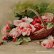 画像1: C.Klein・アンティークポストカード 薔薇とパニエ (1)