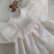 画像8: 白刺繍とレースのベビードレス