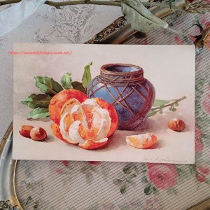 画像2: C.Klein・青い壺とオレンジ