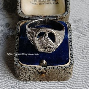 画像4: 幸運の馬蹄形＆馬モチーフのシルバーリング　銀の指輪
