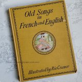 1923年、フランス語と英語の古い歌　絵本/譜面