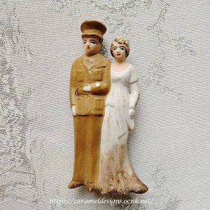 画像4: ビスクドール、戦時中の結婚カップル　