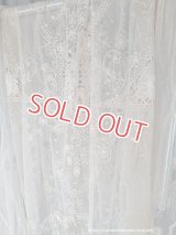 フランス、タンバ―レース・ベッドスプレッド(A)