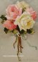 画像1: C.Klein・アンティーク・ポストカード、薔薇のブーケ (1)