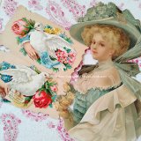 ヴィクトリアン・ペーパー3枚セット (コーリングカード3枚・クロモス1枚)