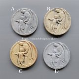 イタリアン・石膏の天使のメダリオンたち(バラ売り)