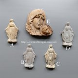 イタリアン・石膏のマリアたち(バラ売り)