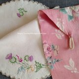 刺繍ドイリー&クロスポーチセット