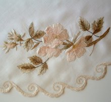 他の写真1: ヴィクトリアン・シルク刺繍リネン