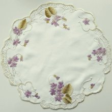 他の写真3: ヴィクトリアン・シルク刺繍ドイリー