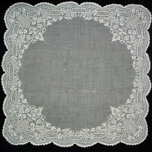 他の写真3: 1800年代　白刺繍　ホワイトワークハンキー