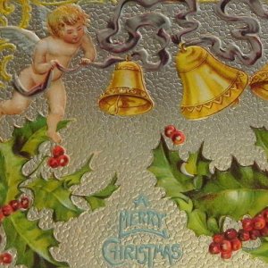 画像: エンジェルとゴールドベルのクリスマスカード