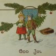 画像1: 北欧アンティークカード、クリスマス