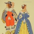 画像1: 【フランス・ルイ13世時代のファッション】ポストカード