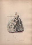 画像3: 1800年代、フランス、ファッションプレート　銅版画 　ルイ15世時代のパリモード