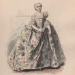 画像2: 1800年代、フランス、ファッションプレート　銅版画 　ルイ15世時代のパリモード