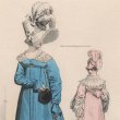 画像1: 1800年代、フランス、ファッションプレート　銅版画 　フランス帝国時代