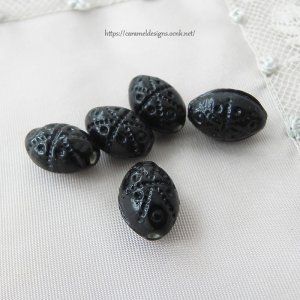 画像: フランス、アンティーク・ロザリオのビーズパーツ