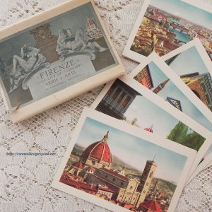 画像: イタリア、フィレンツェのポストカード１５枚セット