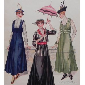 画像: 1915年★ファッション雑誌の挿絵