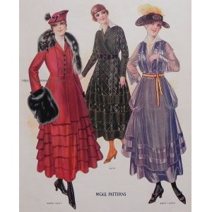 画像: 1915年★ファッション雑誌の挿絵