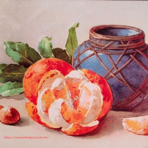 画像: C.Klein・青い壺とオレンジ