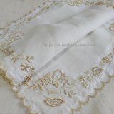 画像: ヴィクトリアン・シルク刺繍リネン