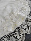 画像8: アールヌーヴォー・手刺繍とレースのテーブルクロス