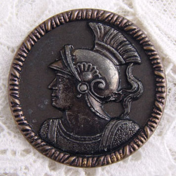 画像1: ヴィクトリアン・メタルボタン（トロイの勇者）
