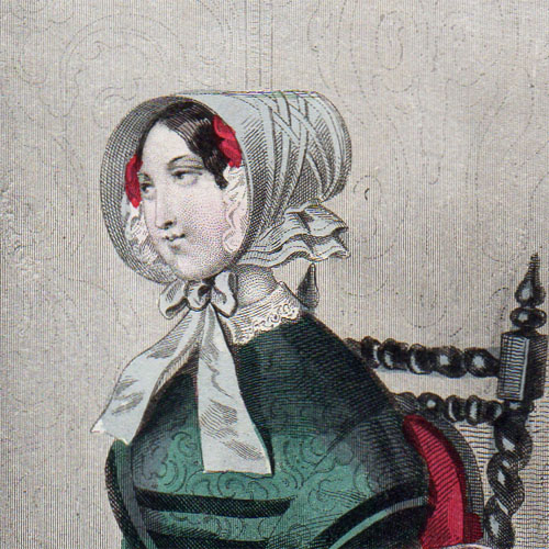 画像: 1848年、フランス・ファッションプレート