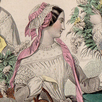 画像: 1800年代、アメリカ・ファッションプレート