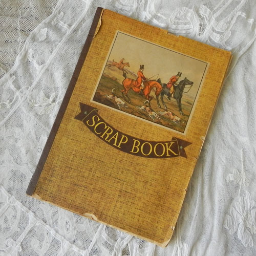 画像: 1800年代後半〜1900年代初、アンティーク・スクラップブック３冊