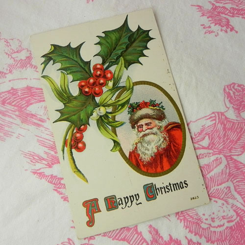 画像2: アンティークカード、クリスマス、サンタクロース