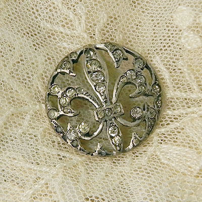 画像3: fleur de lis 銀製ボタン