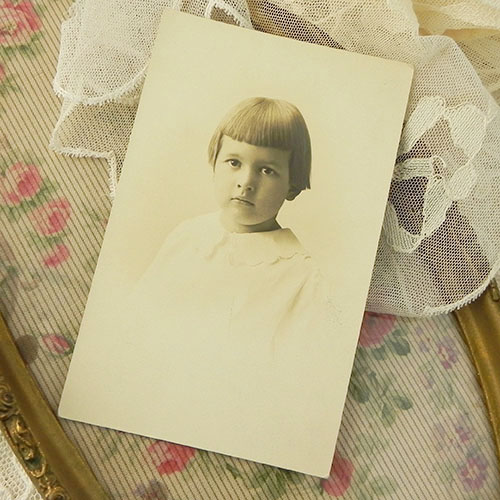 画像4: 少女のポートレートフォト・カード（写真）